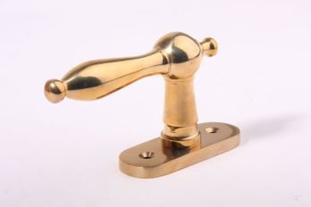Window handle 100mm brass polish 7mm