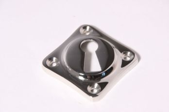 Key rose cross 38 mm barrel model Shiny nickel.