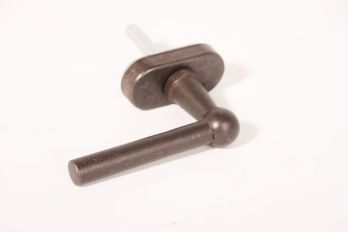 Tilt and turn window handle Chemin de Fer 100mm rust, tin color or black