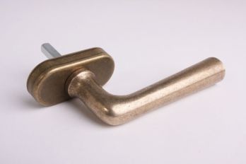 Window handle turn-tilt Kramer Bauhaus silver antique