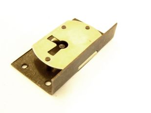 Lock behind inlet 15 to 80 mm bronze antique left