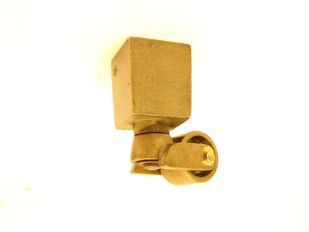 Wheel antique bronze square 25mm/57mm
