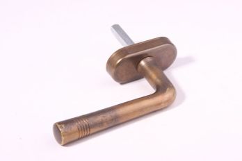 Window handle for tilt and turn window 1920s bronze antique