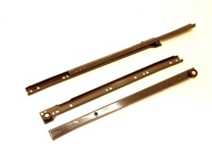 Drawer guide pair brown 300, 350, 400, 450, 500, 550 and 600mm
