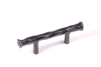 Handle cast iron black round brut drilling size 64mm