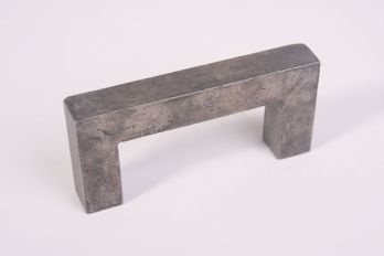 Handle industrial robust square antique gray 130mm