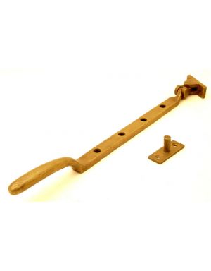 Casement window stay Brass Antique 320mm