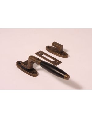 Casement window latch Brass Antique 140mm