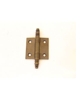 Hinge bronze antique 50x50mm with decorative tip