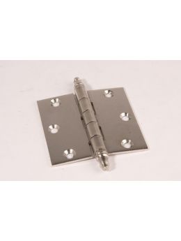 Hinge nickel 89x89mm with 'vase'