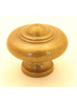 Knob Brass Antique 30mm