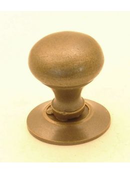 Knob Brass Antique 16mm