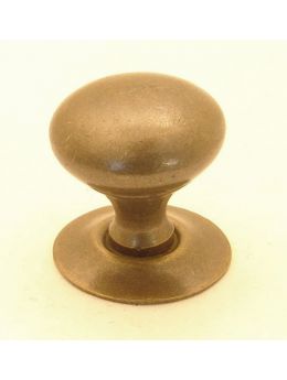 Knob Brass Antique 19mm