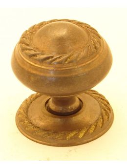 Knob Brass Antique 25mm