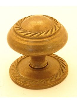 Knob Brass Antique 32mm