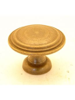 Knob Brass Antique 30mm