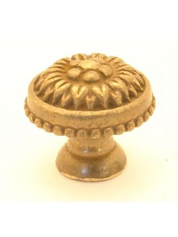 Knob Brass Antique 24mm