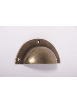 Shell handle bronze antique 93mm