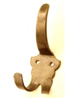 Coat Hook Brass Antique 134mm