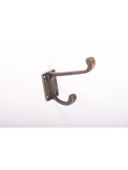 Coat Hook Brass Antique 78mm