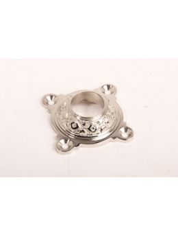 Rosette Bright Nickel 43mm