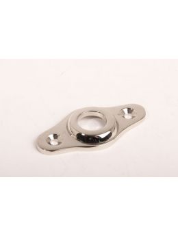 Rosette Bright Nickel 31mm