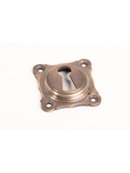 Keyhole escutcheon Brass Antique 44mm
