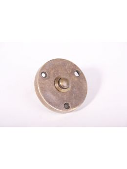 Doorbell push Brass Antique 29mm