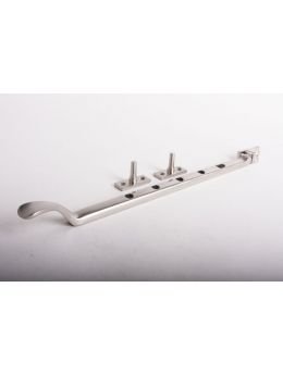 Casement window stay Brushed Nickel 305mm