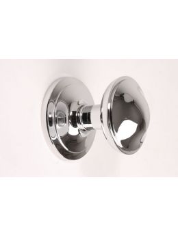 Front door knob Bright Chrome 81mm