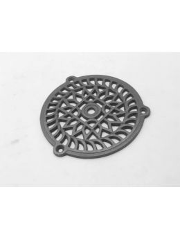 Round Grill Metal Grey 130mm