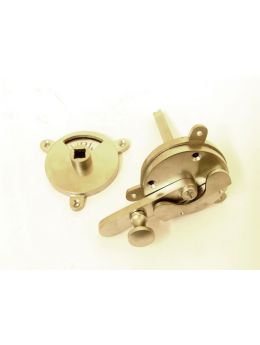 Bathroom lock matt nickel with hook