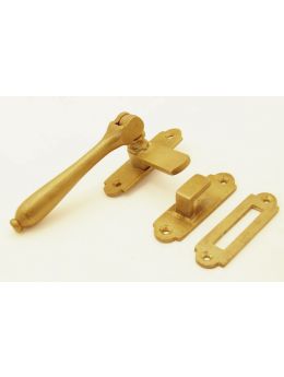 Window lock (right/left) bronze antique
