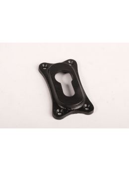 cylinder escutcheon Black 38mm