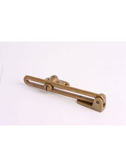 Transom Window Stay Brass Antique 125mm