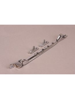 Casement window stay Bright Chrome 260mm