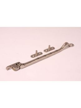 Casement window stay Brushed Nickel 260mm