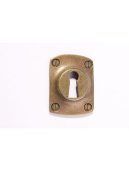 Keyhole escutcheon Rust Lacquer 37mm