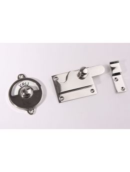 Toilet lock with indicator Bright Chrome 70mm