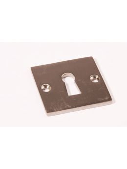 Keyhole escutcheon Brushed Nickel 50mm