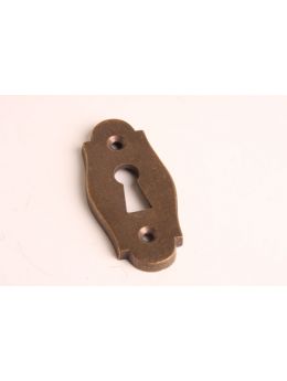 Keyhole escutcheon Brass Polish 33mm