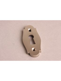 Keyhole escutcheon Brushed Nickel 33mm