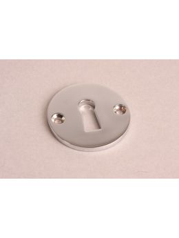 Keyhole escutcheon Bright Chrome 50mm