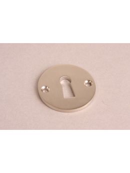 Keyhole escutcheon Brushed Nickel 50mm