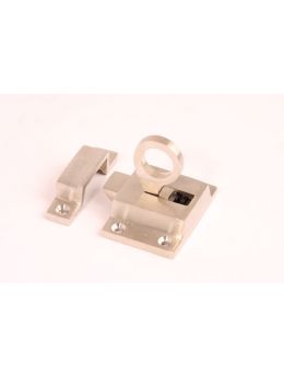 Transom Window Latch Brushed Nickel 38 x 55mm