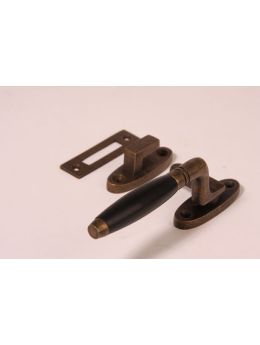 Casement window latch Brass Antique 140mm