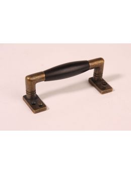 Sash window pull handle tonmodel Brass Antique 104mm