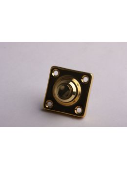 Doorbell push Brass Polish 37mm