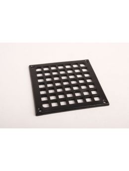 Grill square (Register Vent) Black 150mm
