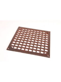 Grill square (Register Vent) Rust Lacquer 200mm